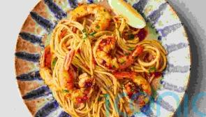 Jamie Oliver’s Tunisian prawn spaghetti recipe