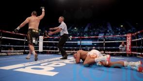 Joe Joyce’s career in tatters after brutal third-round knock-out by Zhilei Zhang