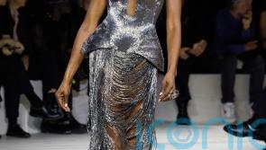 Naomi Campbell on the catwalk at Sarah Burton’s final Alexander McQueen show