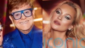 Sir Elton John and Kate Moss mark 50 years of his iconic Christmas song to fight Aids stigma