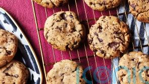 Sabrina Ghayour’s tahini, almond and chocolate crumble cookies
