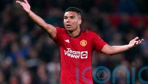 Man Utd midfielder Casemiro sidelined for ‘several weeks’ with hamstring injury