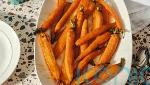 Air fryer honey roast carrots recipe