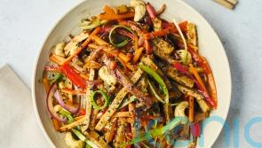 Ching-He Huang’s smoked tofu veggie stir-fry with cashew nuts
