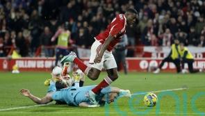 Nuno Espirito Santo frustrated as Nottingham Forest denied ‘clear penalty’