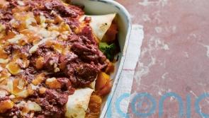 Roast dinner enchiladas recipe