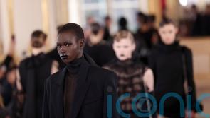Valentino proves all black doesn’t have to be boring at Paris Fashion Week