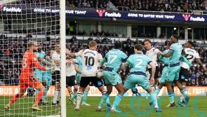 Kane Wilson’s late goal earns Derby crucial victory over promotion rivals Bolton