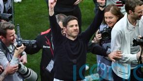 Xabi Alonso’s Leverkusen secure first Bundesliga title with five games to spare