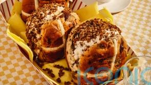 Hot cross bun with salted caramel ice cream recipe