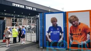 Ed Sheeran ready to celebrate promotion with Ipswich’s players