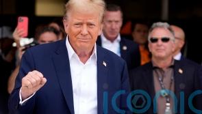 Donald Trump arrives in Florida ahead of Miami Grand Prix