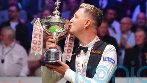 Kyren Wilson survives Jak Jones fightback to win world snooker title at Crucible