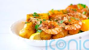 Air fryer Cajun prawns recipe