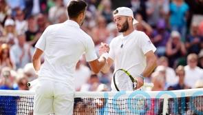 Jacob Fearnley puts up a fight against Novak Djokovic after Andy Murray advice