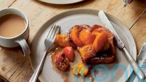 Paul Ainsworth’s French toast with vanilla-glazed peaches recipe