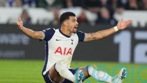 Dominic Solanke ruled out of Tottenham’s clash with Everton after ankle injury