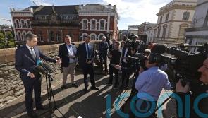 Harris calls for ‘momentum’ on Casement Park and says Ireland ‘ready to assist’