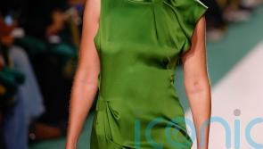 Victoria Beckham pays homage to Keira Knightley’s green Atonement dress at Paris Fashion Week