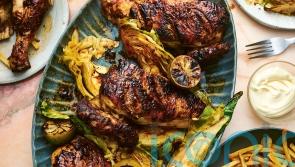 John Torode and Lisa Faulkner’s roast chicken and braised chipotle cabbage recipe