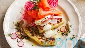 Rick Stein’s tattie scones with smoked salmon and beetroot