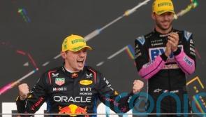 Max Verstappen ‘wanted to destroy garage’ before storming to victory in Brazil