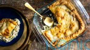 Leftover turkey and watercress pie recipe