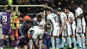 Fiorentina midfielder Edoardo Bove ‘awake and alert’ in hospital after collapse