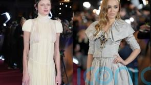 Emma Corrin sports risqué evening gown while Lily-Rose Depp goes Gothic at Nosferatu premiere