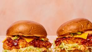 Gochujang crispy BBQ chicken burger recipe