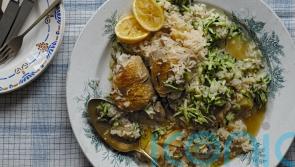 Irina Georgescu’s chicken pilaf with potatoes and garlic courgettes recipe