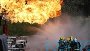 Brisbane bring the Heat – fire in DJ booth stops play at the Gabba