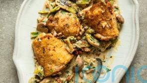 How to make The Batch Lady’s herby chicken, leek and mushroom casserole
