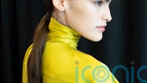 Roksanda’s wet look hair is trending at London Fashion Week