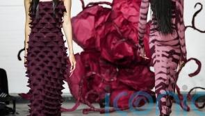 Chet Lo brings knitted evening wear to the runway