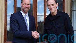 William greets Three Lions’ boss Tuchel at Windsor Castle to hear future plans
