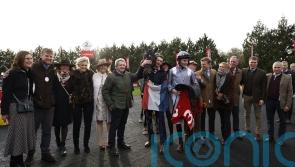 Flying the flag for France – but George and Reveley still local heroes