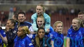 Sonia Bompastor wants treble and unbeaten season after Chelsea’s WSL title win