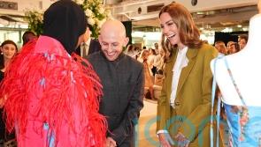 Princess of Wales presents British designer Patrick McDowell with Queen Elizabeth II Award
