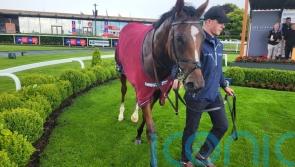O’Brien serves an ace with Flushing Meadows at the Curragh