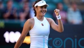 Emma Raducanu wins all-British battle with Mimi Xu in Wimbledon opener