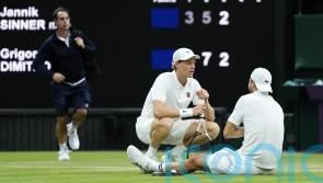 Jannik Sinner gets reprieve as Grigor Dimitrov forced to retire when two sets up