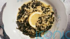 How to make spanakorizo – Greek rice and spinach risotto