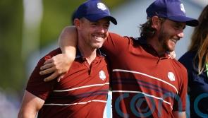 Fired up Rory McIlroy walks the walk as Europe dominate at Bethpage Black