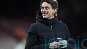 Spurs boss Thomas Frank &lsquo;didn&rsquo;t notice&rsquo; he was drinking from Arsenal-branded cup