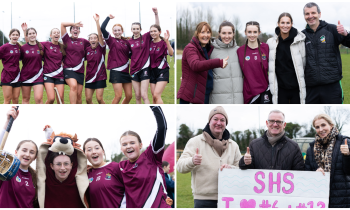 PICTURES: Huge celebrations as Tullamore Sacred Heart School make All-Ireland camogie final