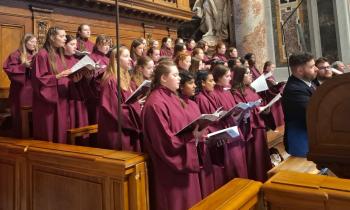Sacred Heart School choir in Rome