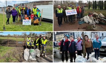 PICTURES: Members of Tullamore & District Angling Club take part in spring clean initiative