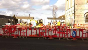 Edenderry Town Square works met with strong opposition