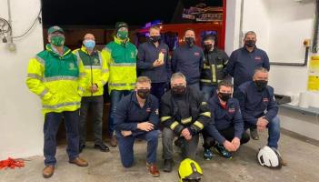 Paramedics and fire service remember victims of road traffic accidents